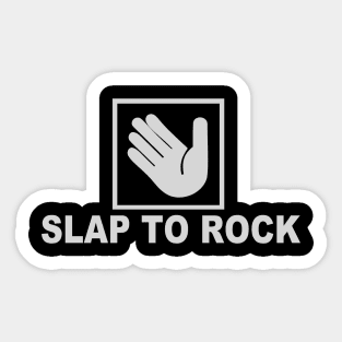 Slap To Rock Sticker